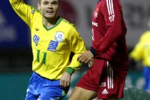 Денис Лактионов, бывший игрок комсанды \"Сахалин\", ныне играющий за корейский клуб \"Сон Нам Ильхва Чунма\".