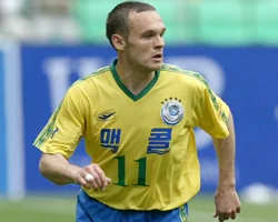 Денис Лактионов, бывший игрок комсанды \"Сахалин\", ныне играющий за корейский клуб \"Сон Нам Ильхва Чунма\".