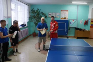В Тымовске появился новый стол для настольного тенниса! 
