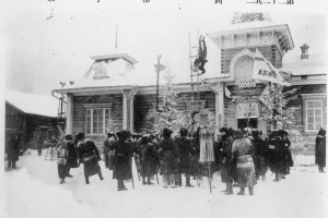 Показательные выступления пожарных. Период японской оккупации северного Сахалина, 1920-1925 гг. 