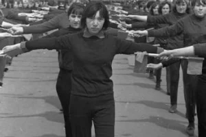 Физкультурный парад на площади Ленина, 1970 год 