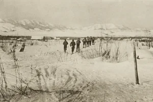 Лыжники, середина 1930-х годов