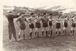 Команда поселка Байково (остров Шумшу), 1960-е годы