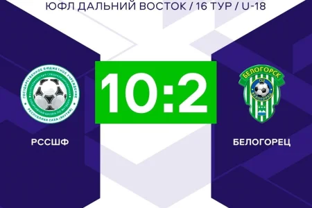 «РССШФ» обновила свой рекорд, а «Белогорец» установил антирекорд ЮФЛ-ДВ