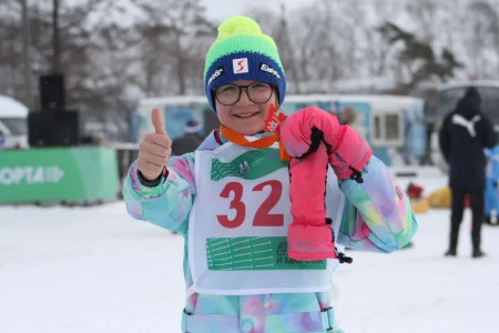 Декада спорта и здоровья началась лыжным забегом