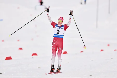 В заключительной гонке Фосагро чемпионат России победил Александр Большунов