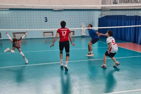 Семейный волейбол