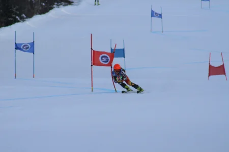 Горнолыжники U14 состязались в слаломе-гиганте