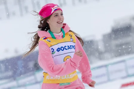 На Сахалине пробежали лыжную медиа-эстафету