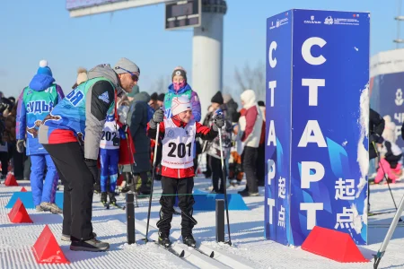 Соревнования памяти Б.Д. Егорова собрали 150+ юных лыжников