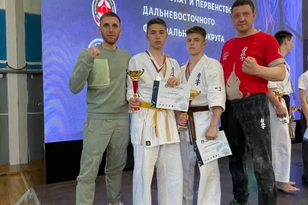 Островные киокушины завоевали четыре медали в Хабаровске