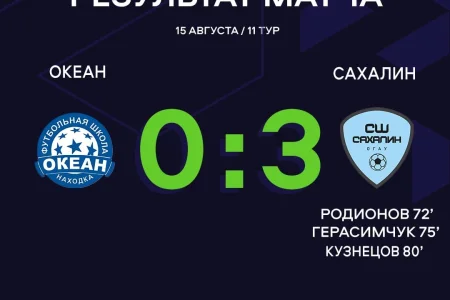 «Сахалин» одержал первую гостевую победу в ЮФЛ ДВ