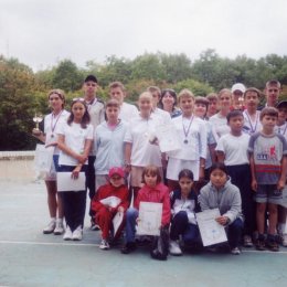 Участники турнира, посвященного Дню города. 15-16.09.2001