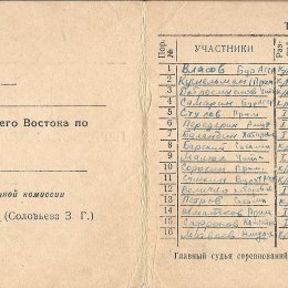 Чемпионат Дальнего Востока 1964 года. Чемпион - сахалинец Борис Петров
