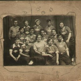 Волейболисты ДСО "Прибой", 1930-е годы