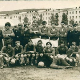 Футболисты группы подготовки "Сахалина" (1972 год)
