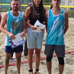 Награждение медалистов чемпионата области по пляжному волейболу