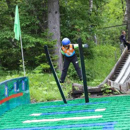 Сахалинские «летающие лыжники» открыли летний сезон