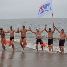 На Сахалине начались тренировки участников Международной эстафеты «Доплыть до Победы!»