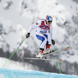Сборная России по ски-кроссу на Сахалине