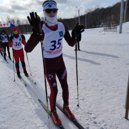 В Смирных состоялись соревнования по лыжным гонкам