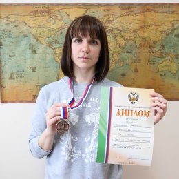 Анастасия Плотникова заняла третье место на этапе Кубка мира по мас-рестлингу