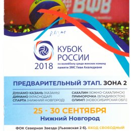 Предварительный этап Кубка России с участием Сахалина (Нижний Новгород)