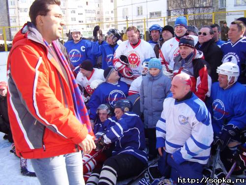 Легенды хоккея СССР на Сахалине