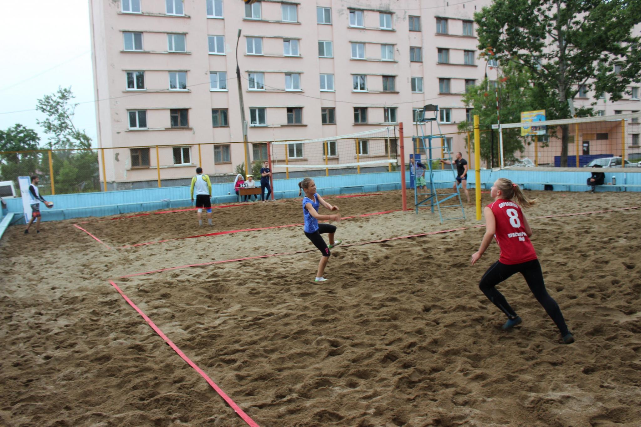 Первый этап чемпионата области по пляжному волейболу