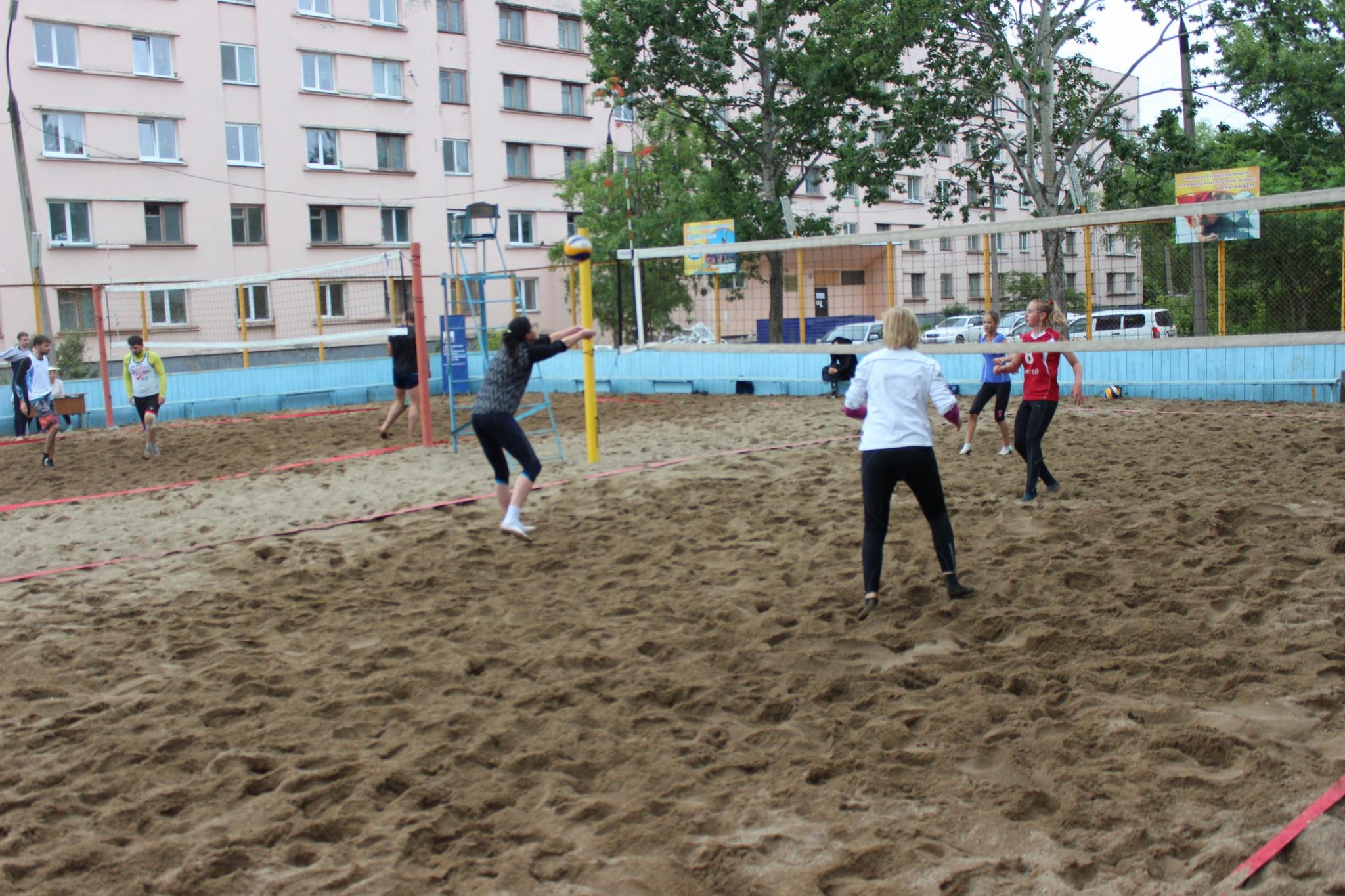 Первый этап чемпионата области по пляжному волейболу