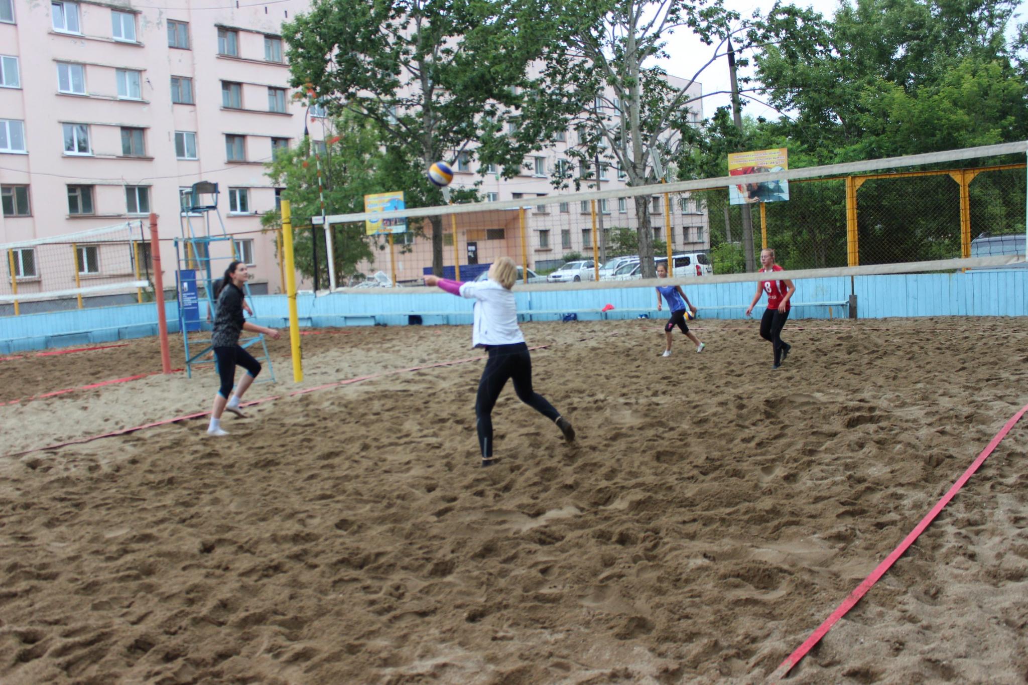 Первый этап чемпионата области по пляжному волейболу
