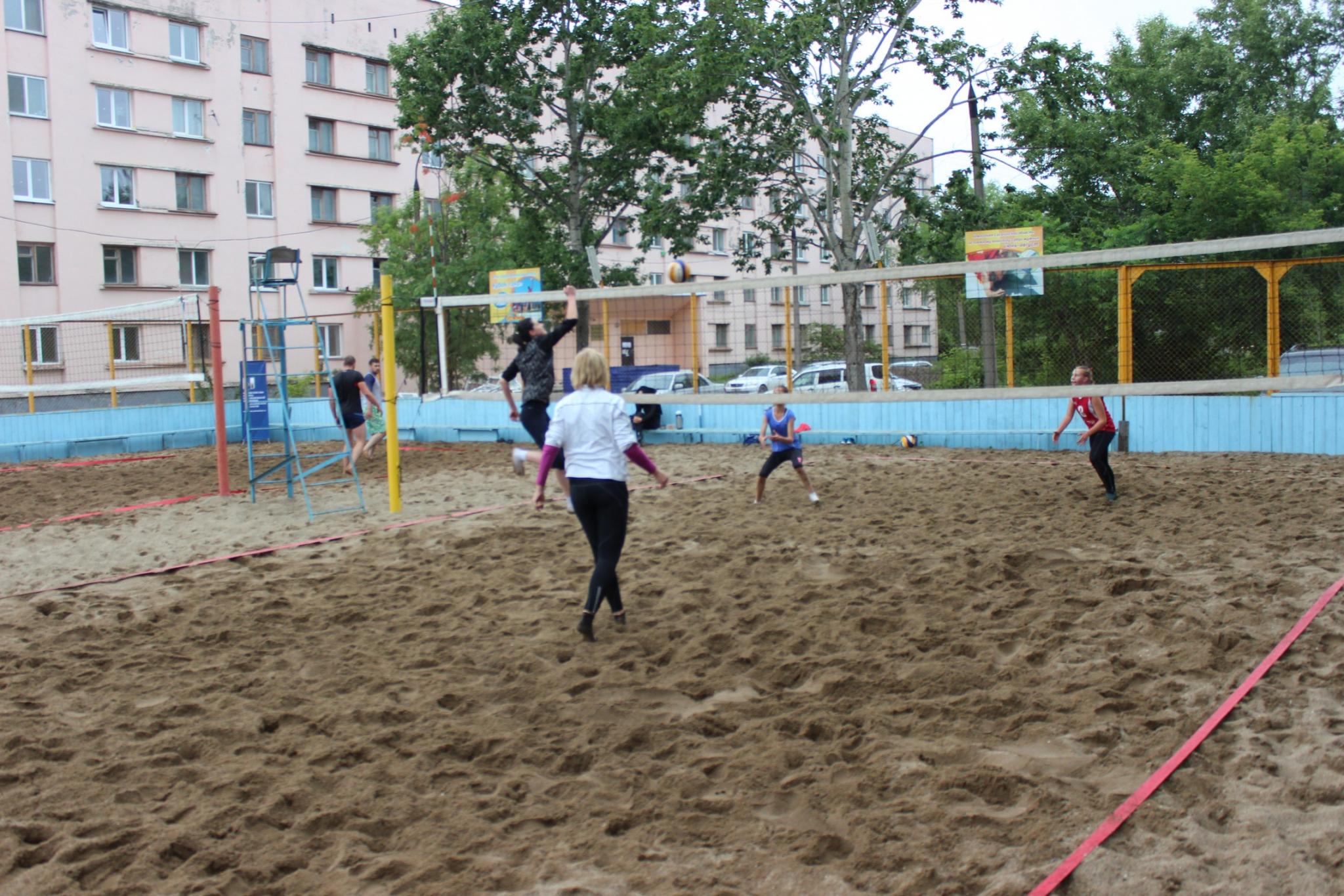 Первый этап чемпионата области по пляжному волейболу