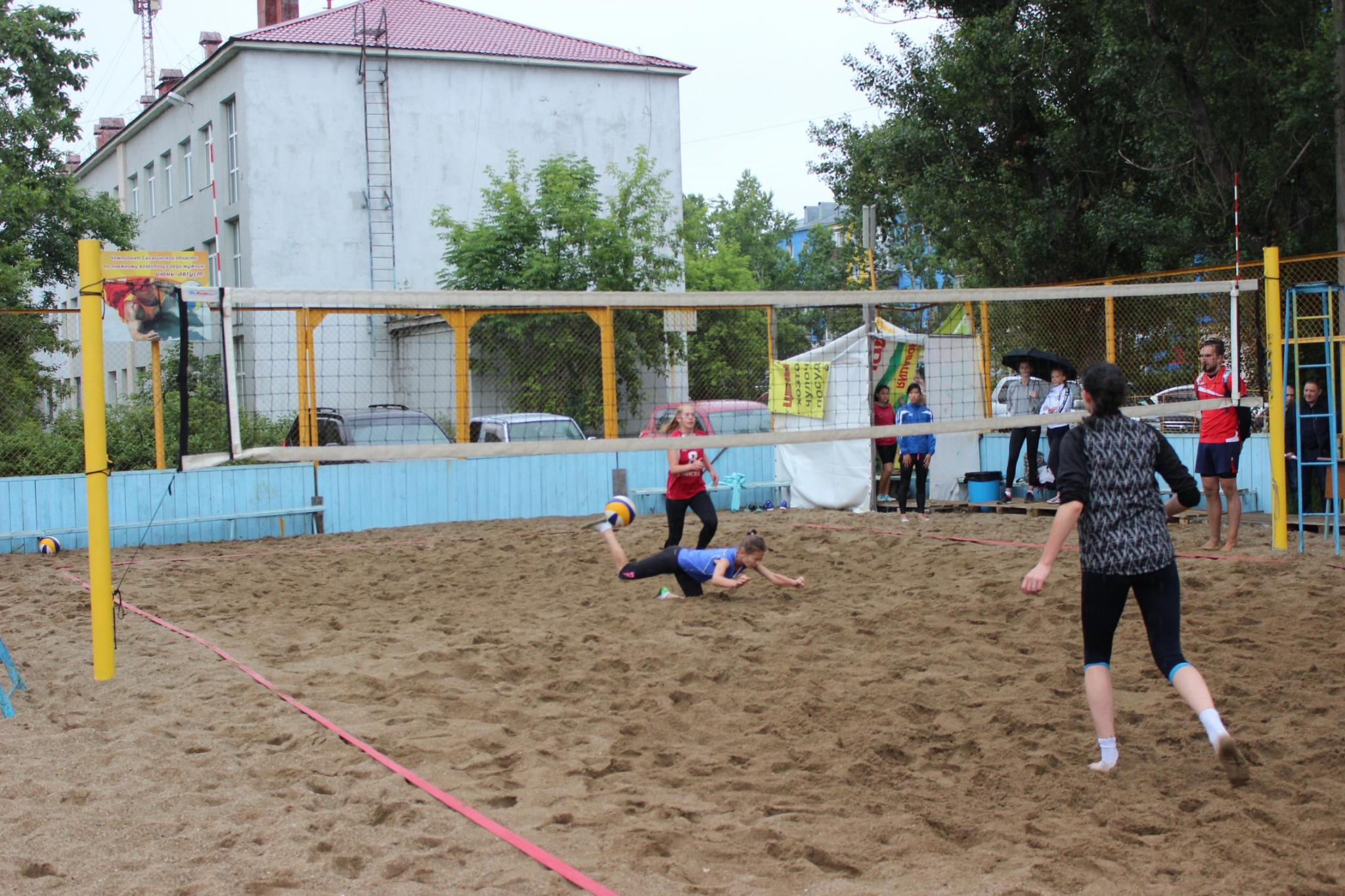 Первый этап чемпионата области по пляжному волейболу