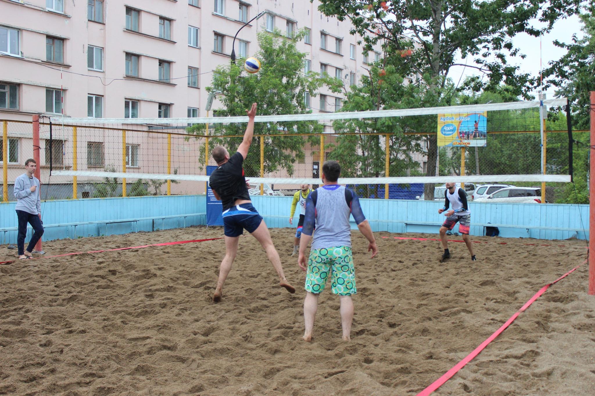 Первый этап чемпионата области по пляжному волейболу