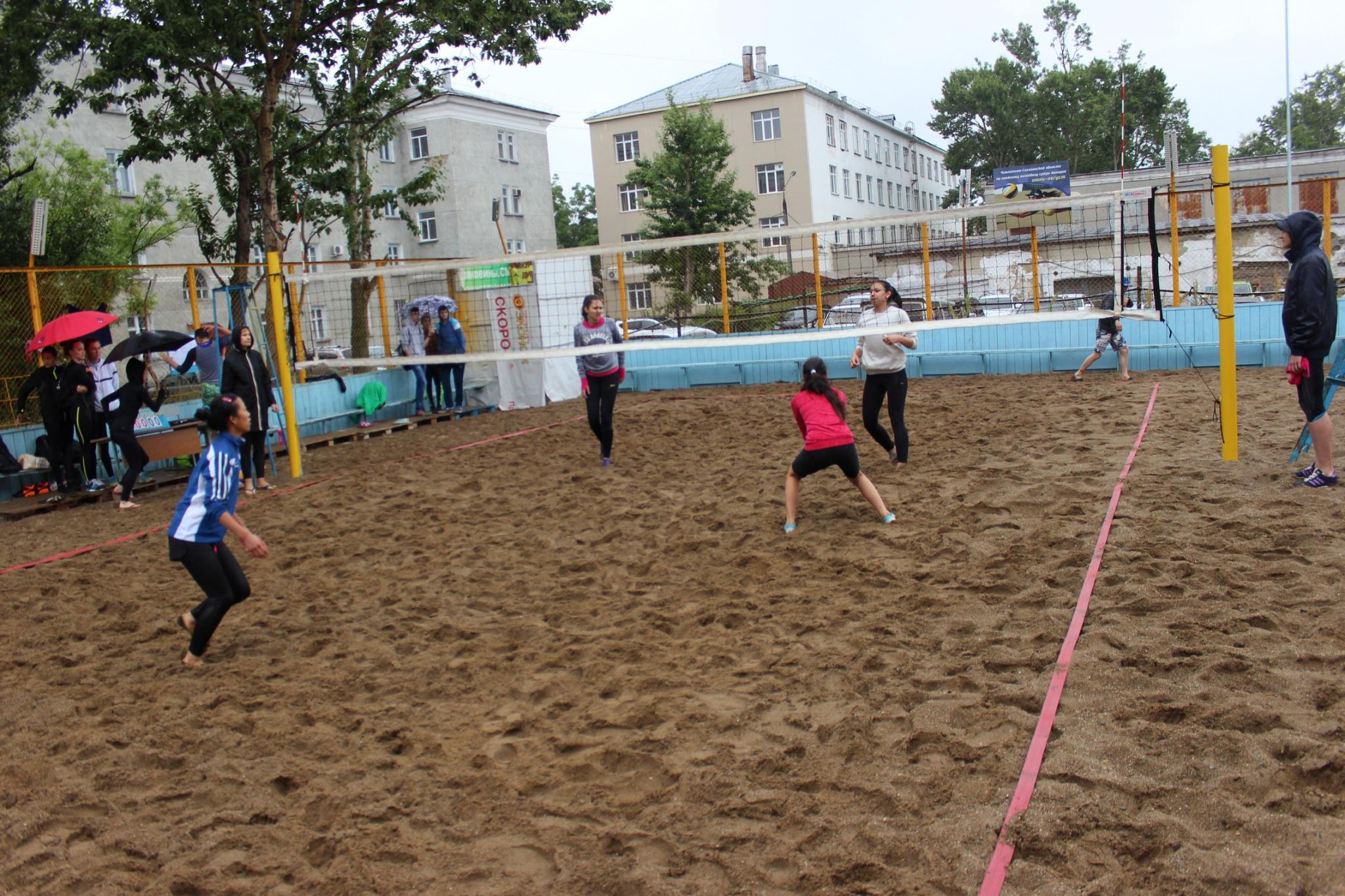 Первый этап чемпионата области по пляжному волейболу