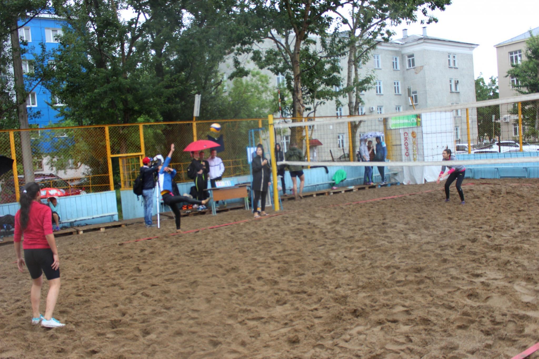 Первый этап чемпионата области по пляжному волейболу