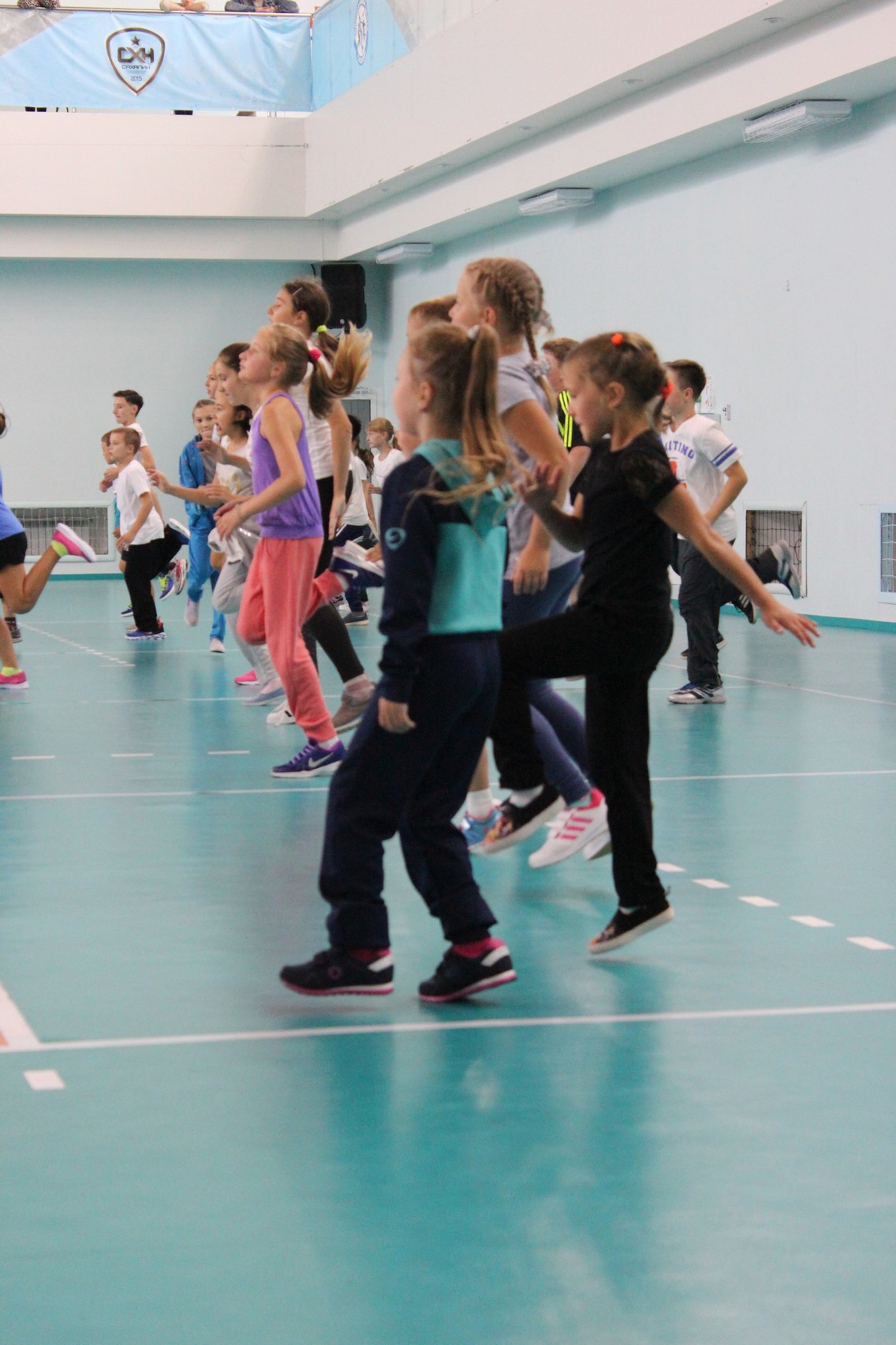 Тестовые испытания в ВЦ "Сахалин" для желающих заниматься волейболом