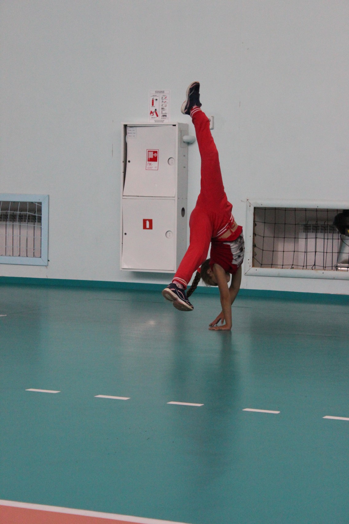 Тестовые испытания в ВЦ "Сахалин" для желающих заниматься волейболом