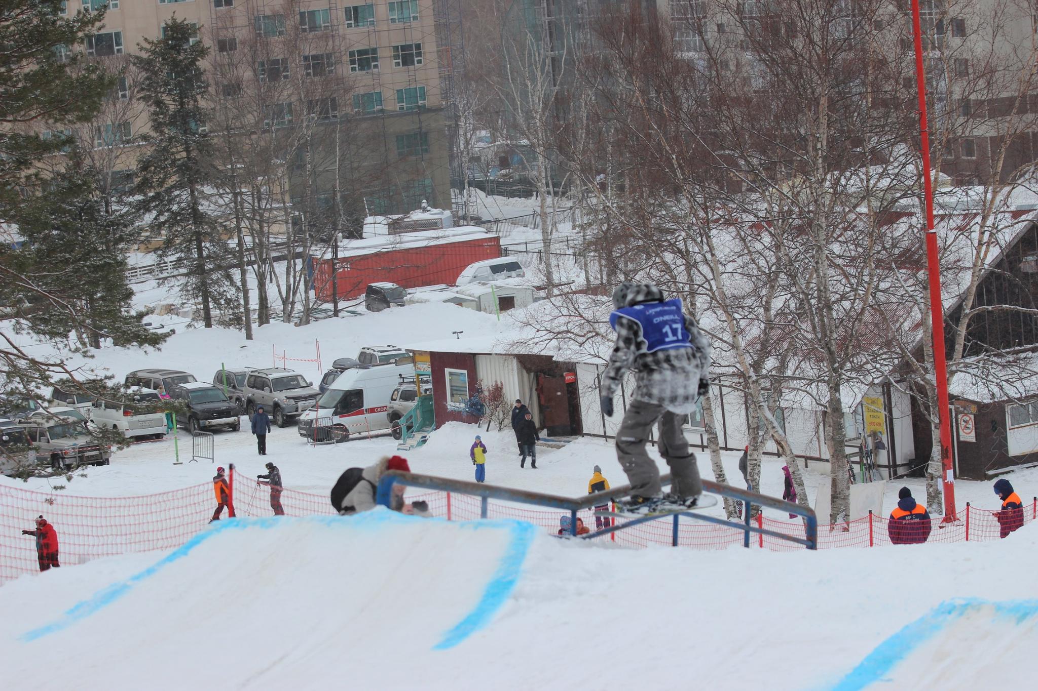 Этап Кубка России по сноуборду (слоупстайл)