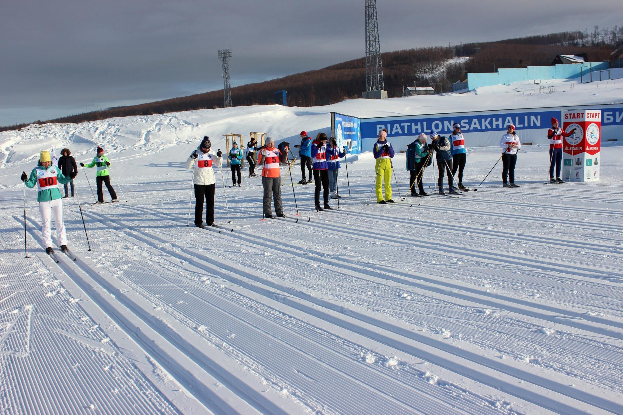 Соревнования по лыжным гонкам в рамках Спартакиады минспорта