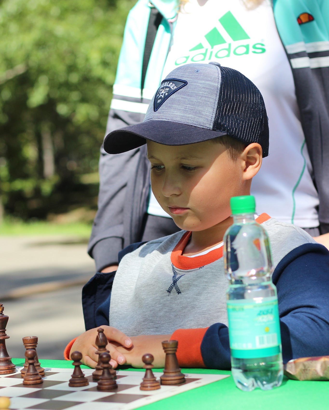 Праздник шахмат в городском парке