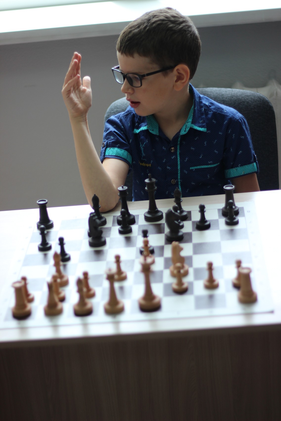 Открытие шахматного клуба "Вертикаль"