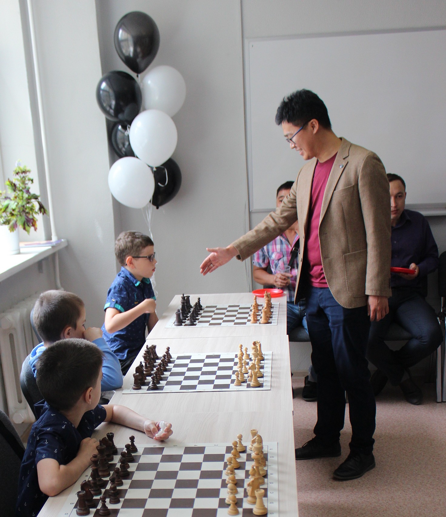 Открытие шахматного клуба "Вертикаль"