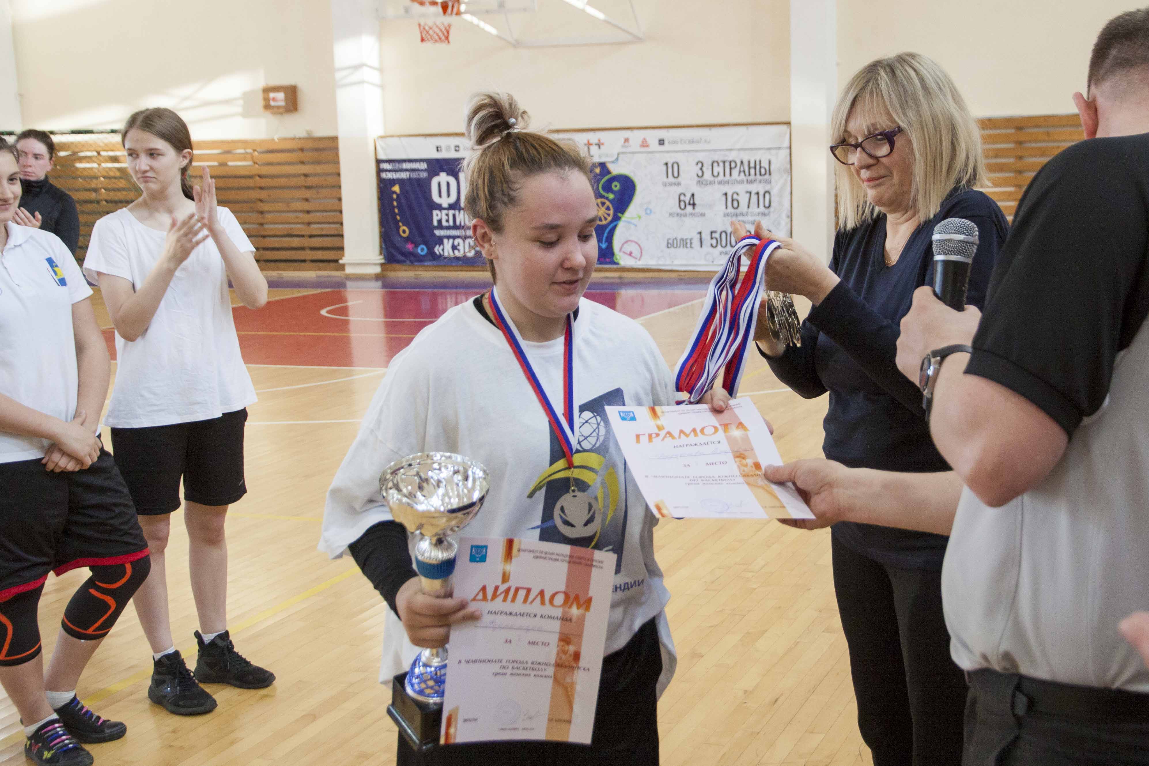 Чемпионат Южно-Сахалинска по баскетболу среди женских команд