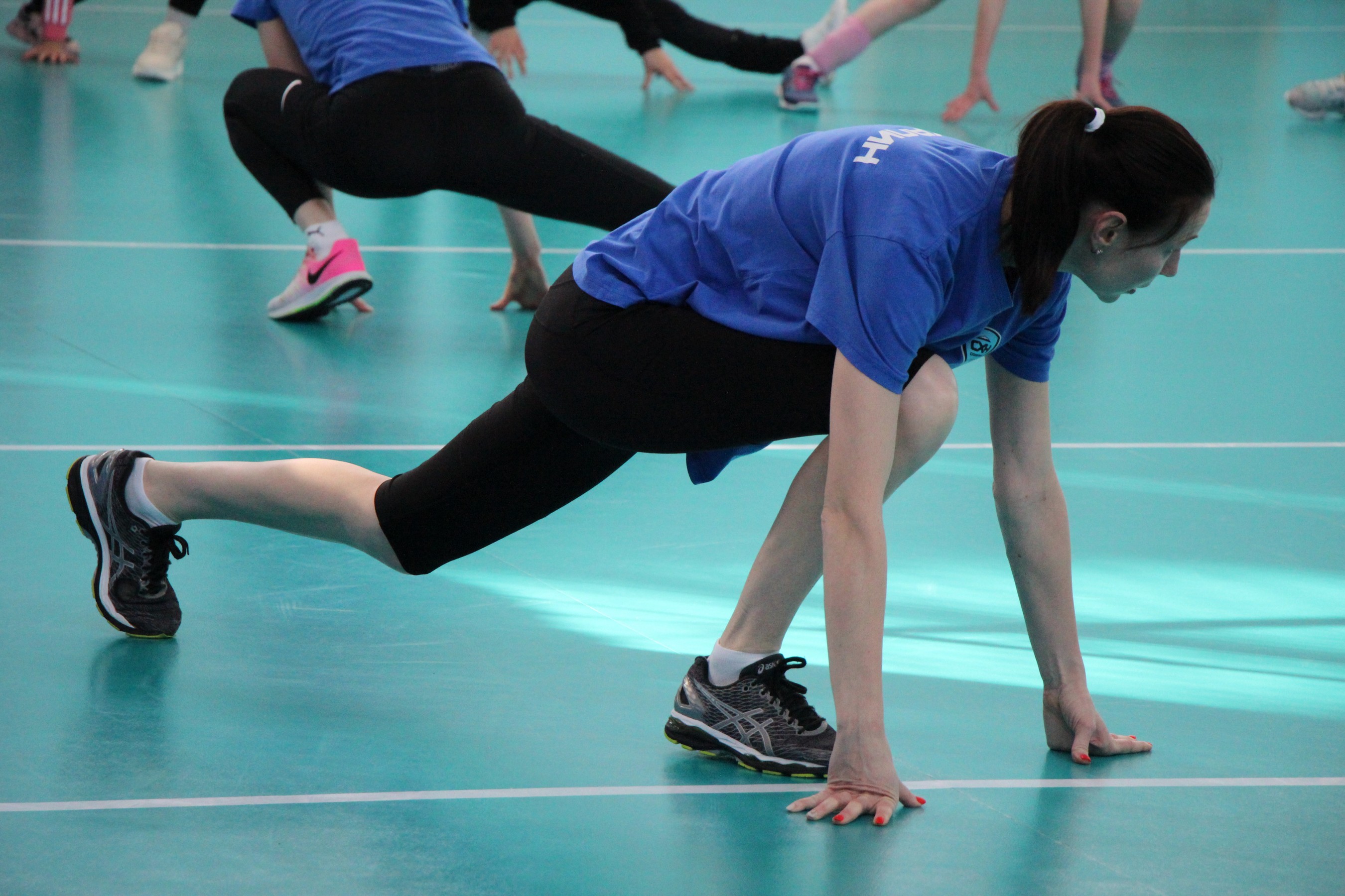 Мастер-класс ПСК "Сахалин" для юных волейболистов