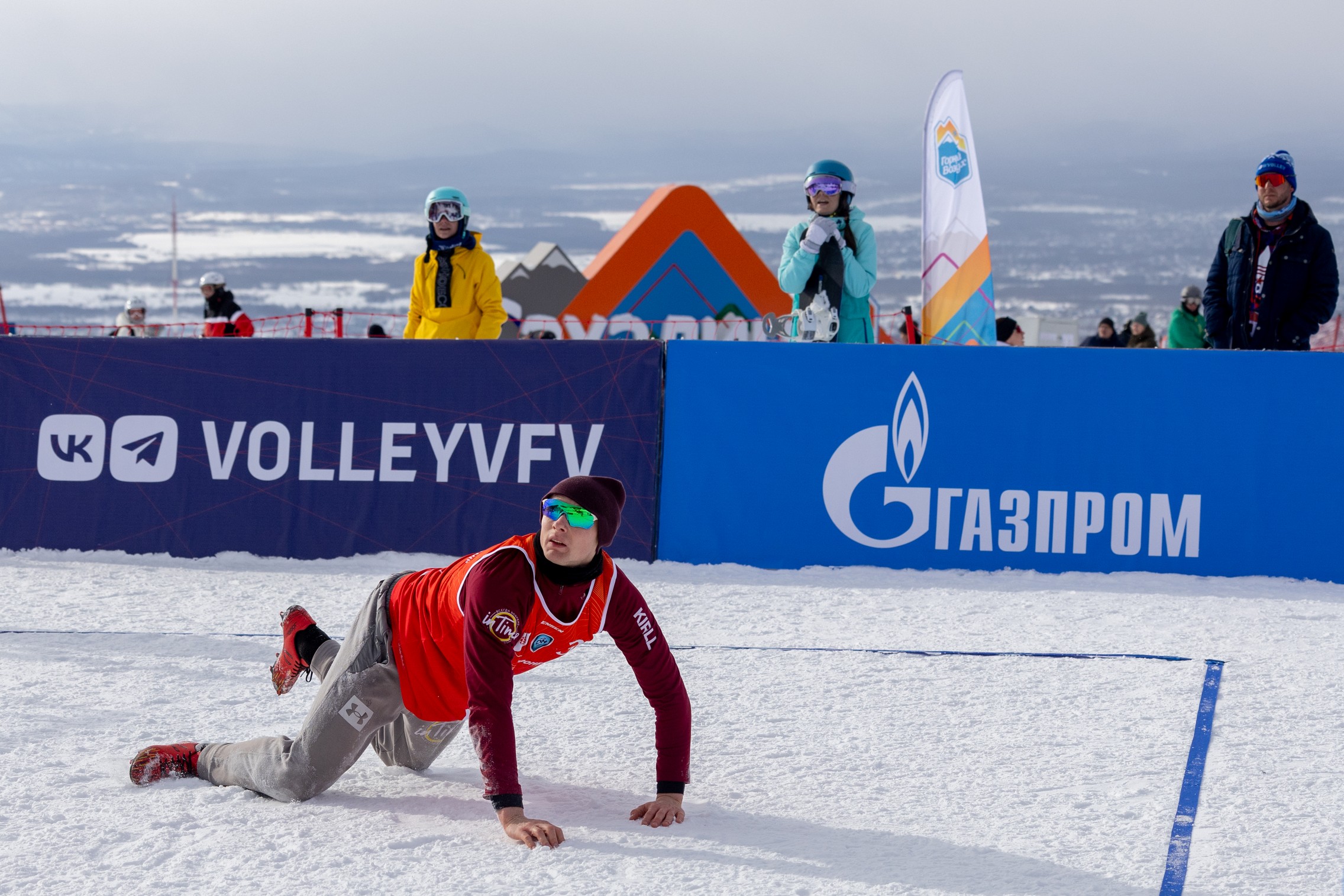Этап Кубка России по волейболу на снегу