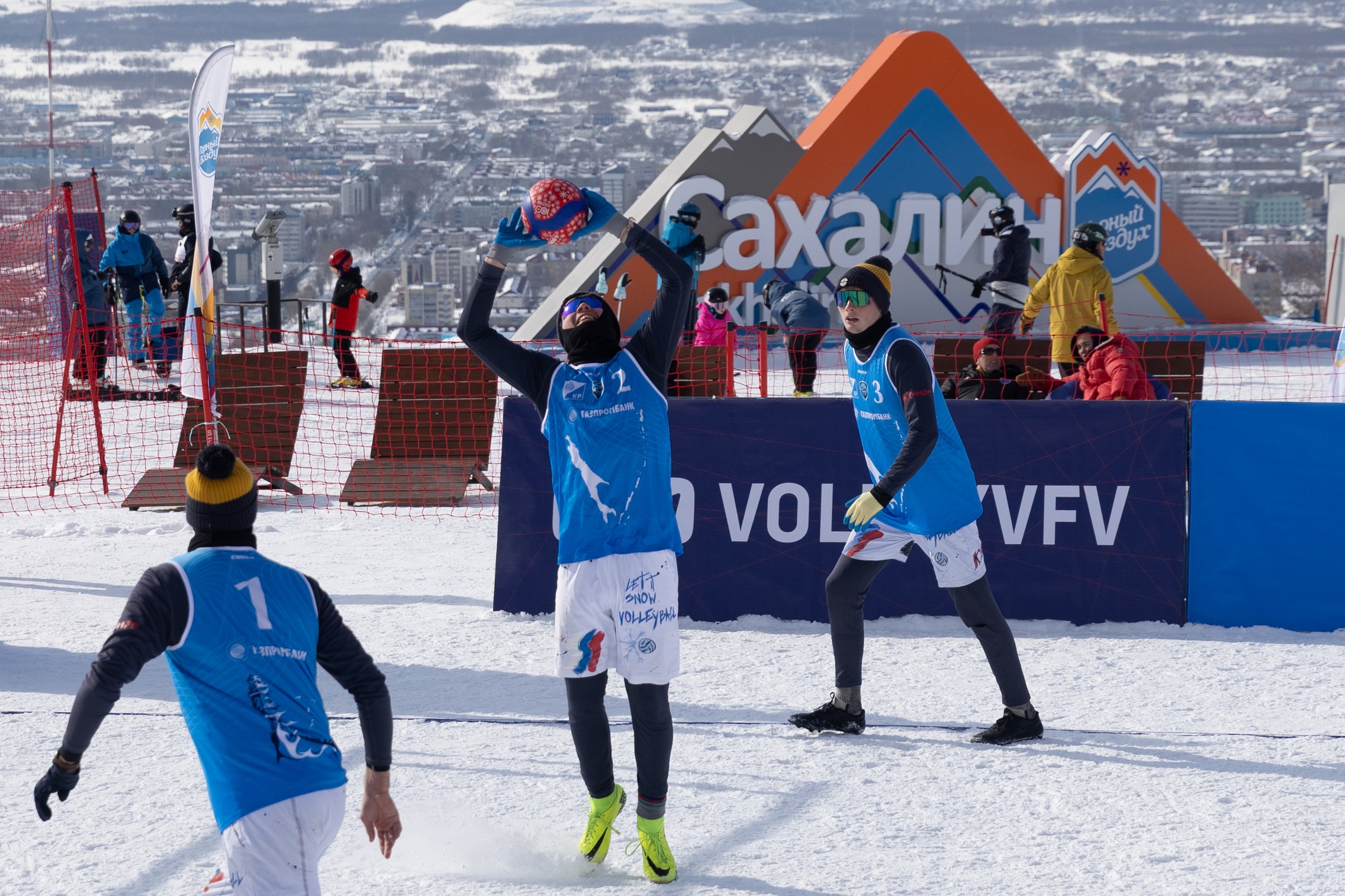 Этап Кубка России по волейболу на снегу