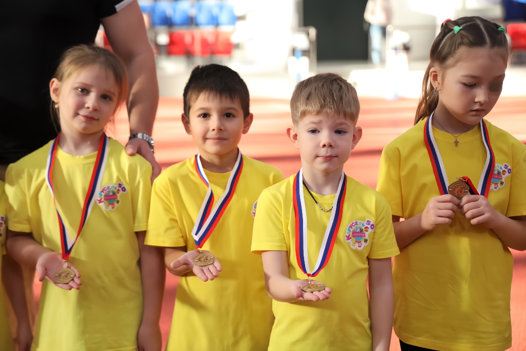 Эстафета юных чемпионов ВФСК ГТО среди воспитанников детсадов