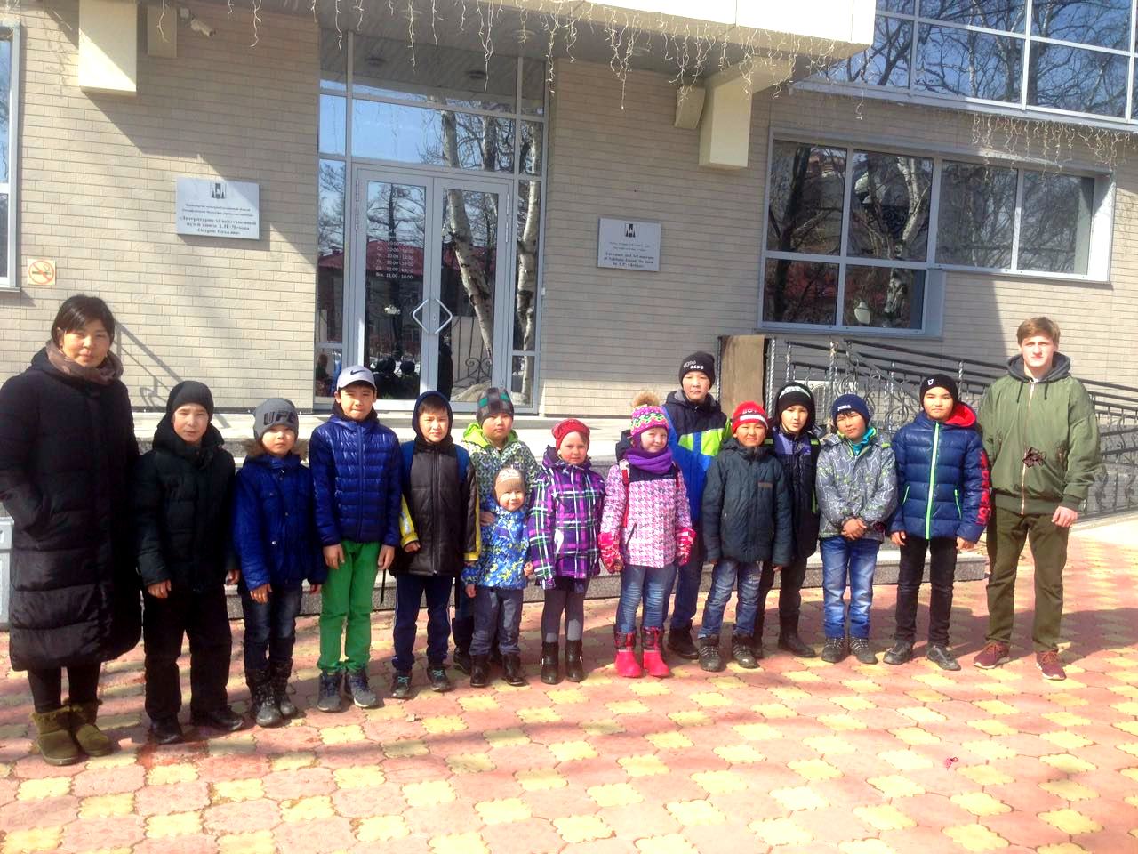 Возле музея